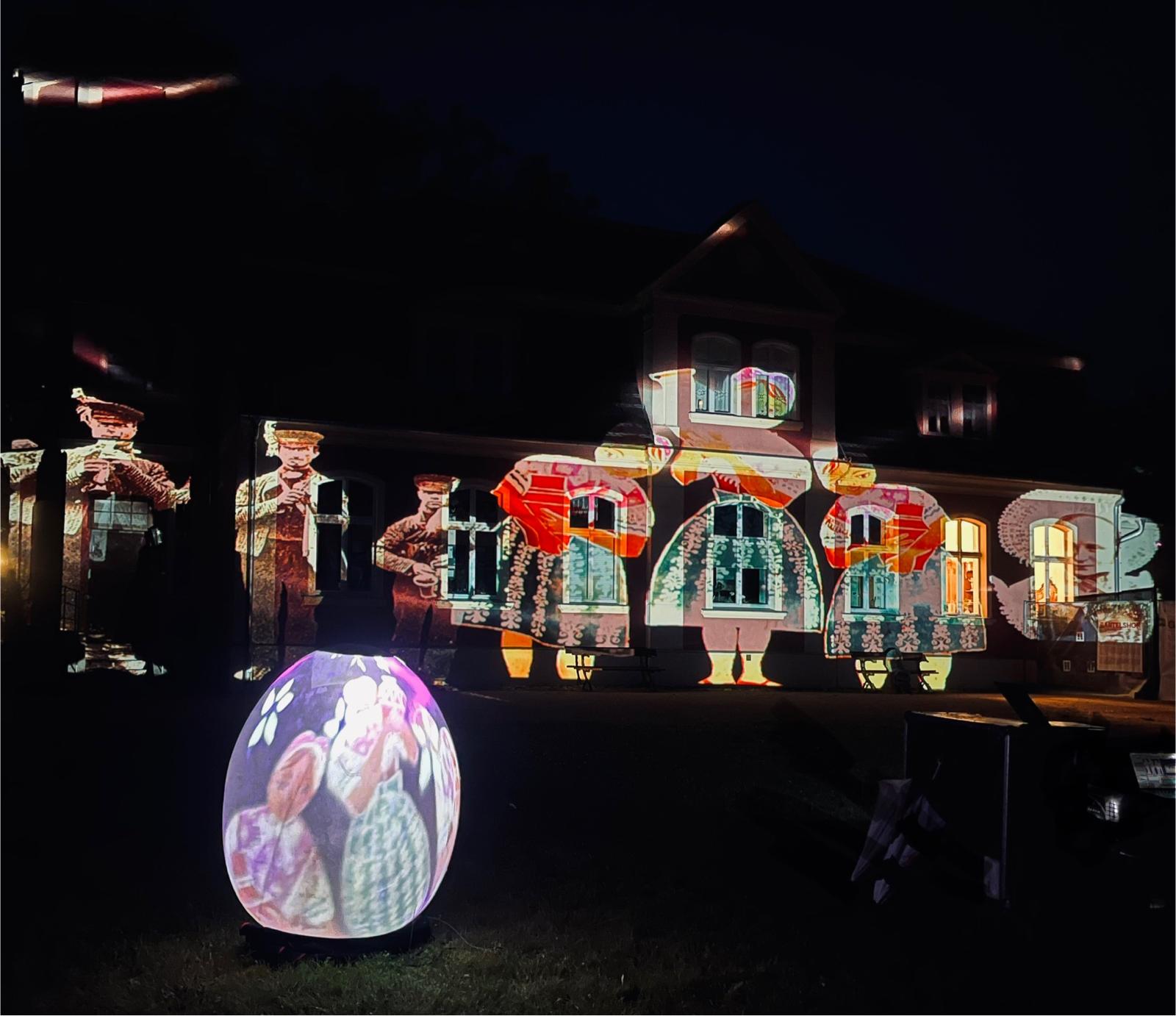 Parkfest Kromlau: sorbische Videoprojektionen