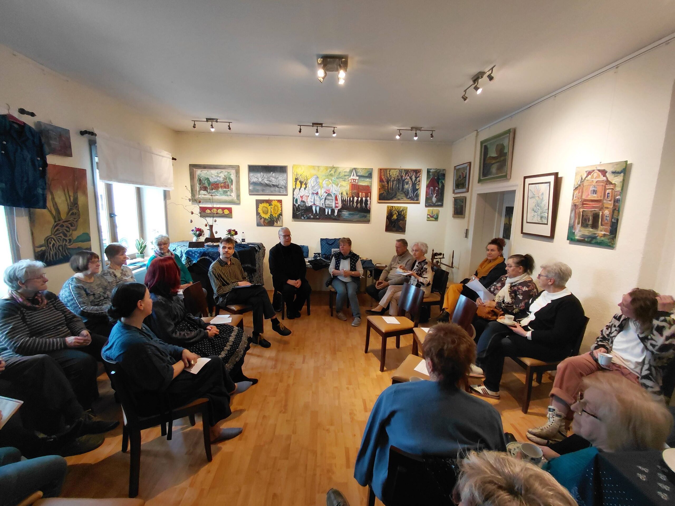 Erzählcafé und Blaudruck-Wochenende